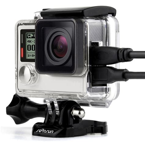 gopro hero 4 metal housing|Maximal Power Silver CNC Aluminium Metal Skeleton Rugged .